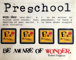 Srm press  - say it with stickers sheet - preschool - grade school