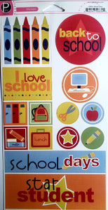 Pebbles Inc -  cardstock sticker - school days