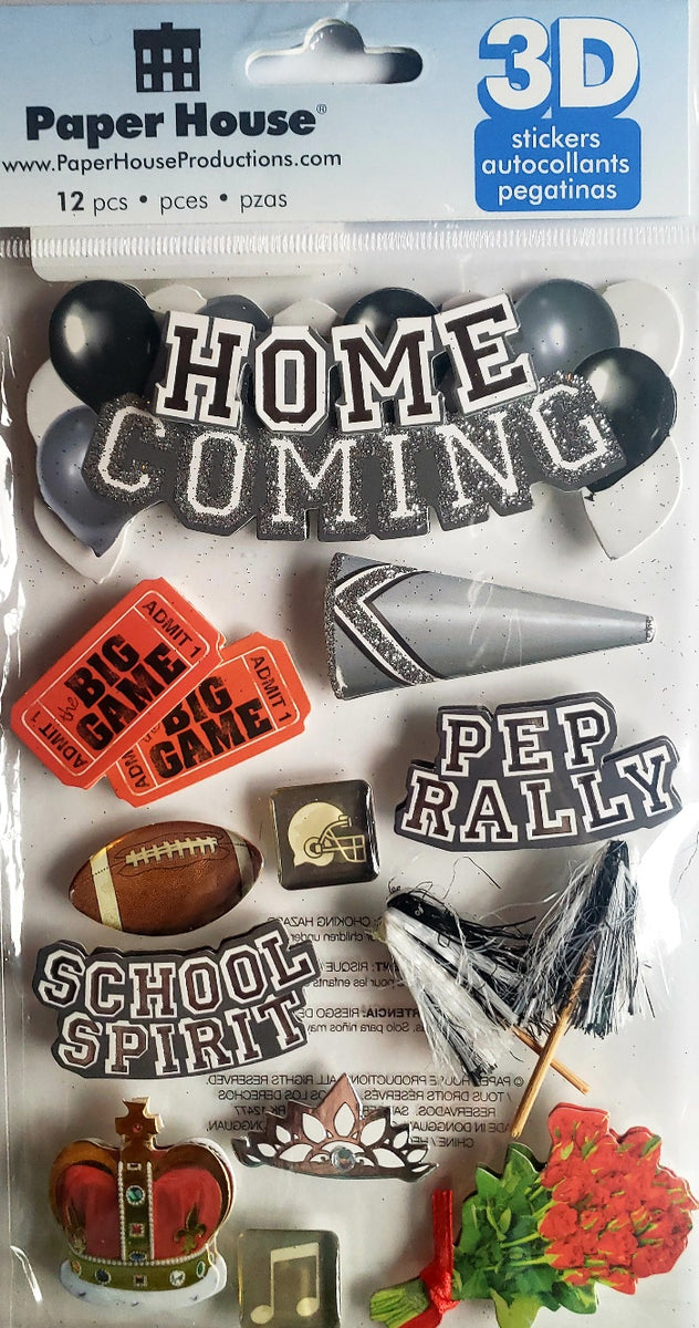 Paper house - dimensional sticker sheet - homecoming – Dies...to die for