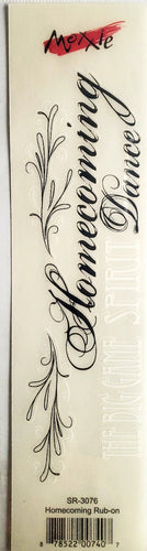 Moxxie - rub ons title - Homecoming dance