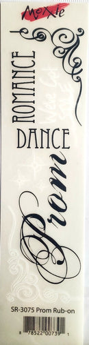 Moxxie - rub ons title - prom