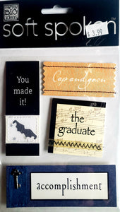 Me and my big ideas MAMBI - dimensional sticker sheet - soft spoken graduation