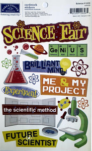 Karen Foster - cardstock sticker sheet - science fair