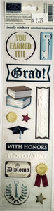 Karen Foster - clearly sticker - with honors graduation