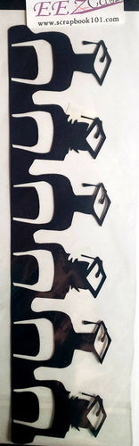 EEz cuts  - laser cut border  - graduation border