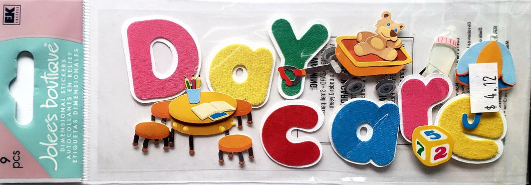 Jolee's Boutique Dimensional Sticker - Title Waves - daycare