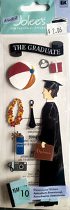 Jolee's Boutique Dimensional Sticker - graduation male grad  - large pack