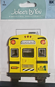 Jolee's Boutique Dimensional Sticker - school bus - medium pack