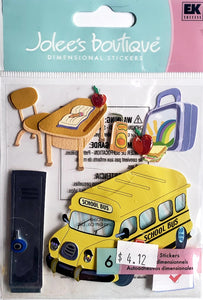 Jolee's Boutique Dimensional Sticker - preschool - medium pack