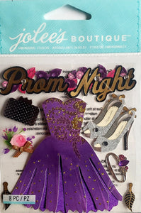 Jolee's Boutique Dimensional Sticker - prom night dance - medium pack