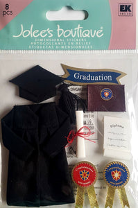 Jolee's Boutique Dimensional Sticker - graduation - medium pack