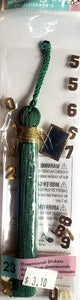 Jolee's Boutique Dimensional Sticker - graduation tassle green - small pack
