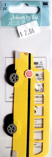 Jolee's Boutique Dimensional Sticker - school bus - small pack