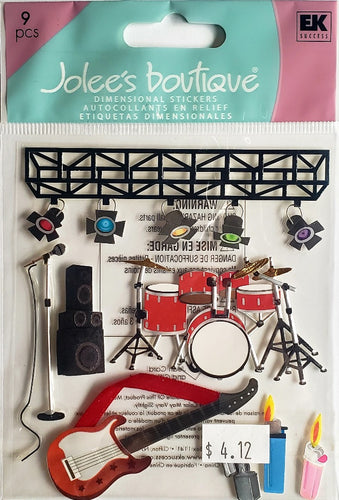 Jolee's by you Boutique Dimensional Sticker - concert - medium pack