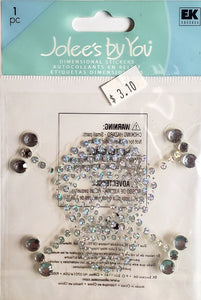 Jolee's by you Boutique Dimensional Sticker -  gems skulls - medium pack