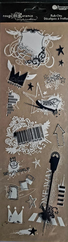 Sandy Lion  - rub ons sheet - rouge de garance my world