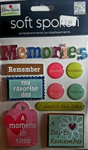 Me and my big ideas MAMBI - dimensional sticker sheets - Ellen krans - Memories