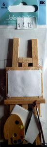 Jolee's by you Boutique Dimensional Sticker -  art easel - small pack