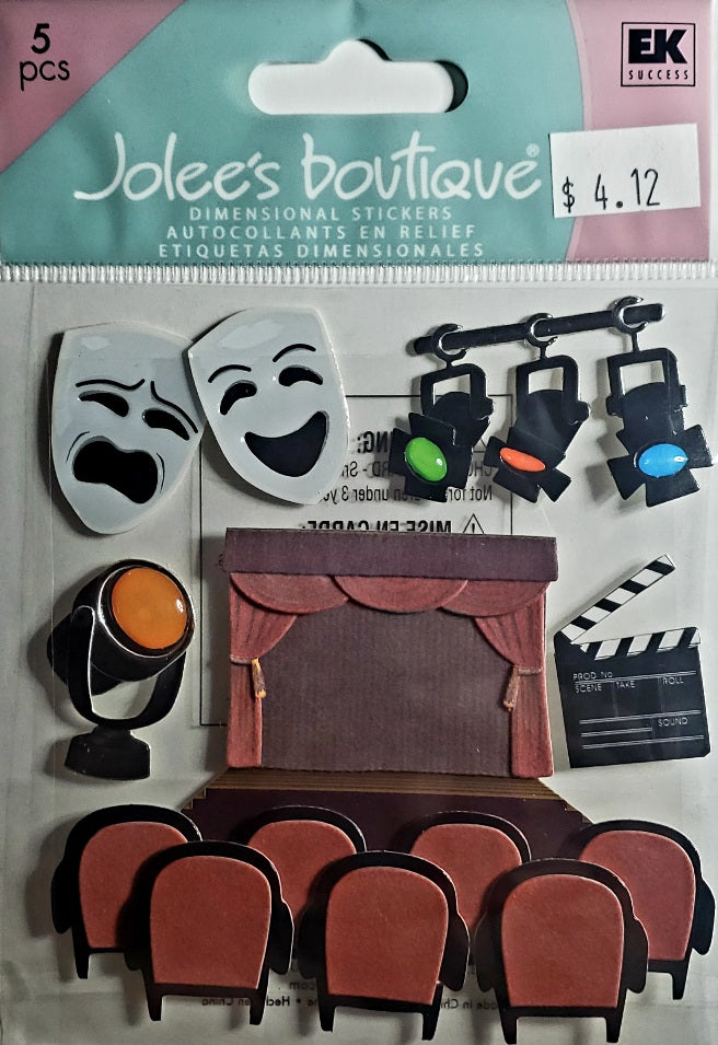 Jolee's by you Boutique Dimensional Sticker -  drama - medium pack