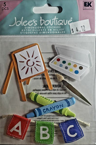 Jolee's by you Boutique Dimensional Sticker -  little artist - medium pack