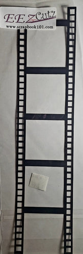 EEz cuts  - laser cut border  - film strip black
