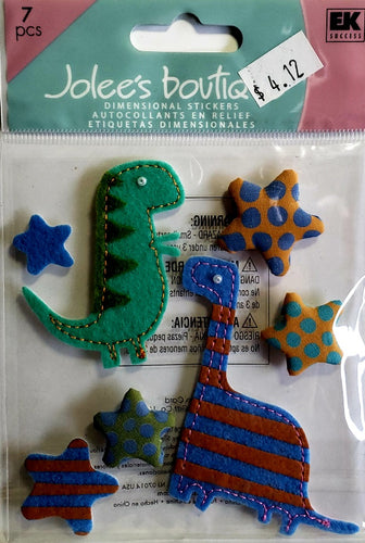 Jolee's Boutique Dimensional Sticker - dinos and stars - medium pack