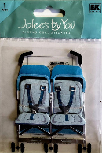 Jolee's Boutique Dimensional Sticker - double stroller - medium pack
