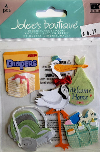 Jolee's Boutique Dimensional Sticker - coming home - medium pack
