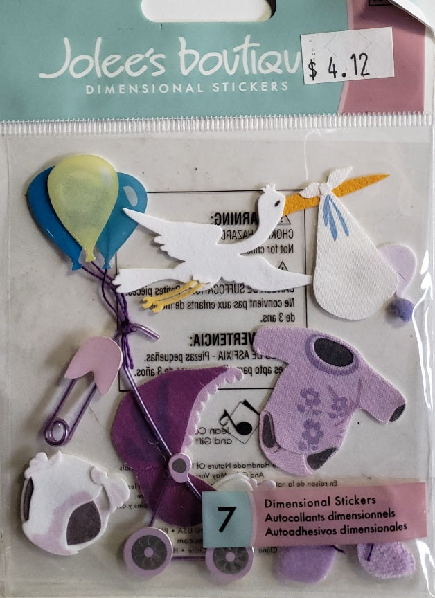 Jolee's Boutique Dimensional Sticker - little girl - medium pack