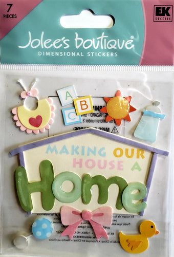 Jolee's Boutique Dimensional Sticker - making a home - medium pack