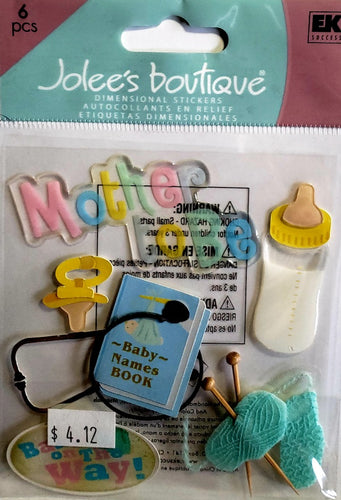 Jolee's Boutique Dimensional Sticker - expecting - medium pack