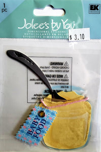 Jolee's Boutique Dimensional Sticker - baby food  - medium pack
