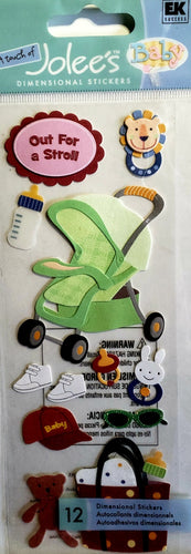 Jolee's Boutique Dimensional Sticker - out for a stroll - medium tall a touch of pack