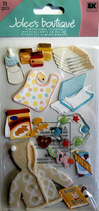Jolee's Boutique Dimensional Sticker - diaper bag items - large pack