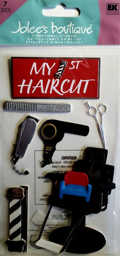 Jolee's Boutique Dimensional Sticker - haircut - large pack