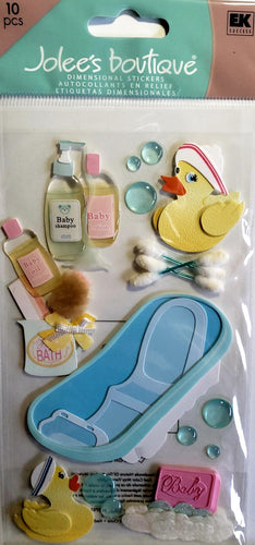 Jolee's Boutique Dimensional Sticker - bathtime - large pack