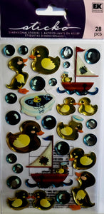 Jolee's Boutique Dimensional Sticker - epoxy rubber duckies - large pack