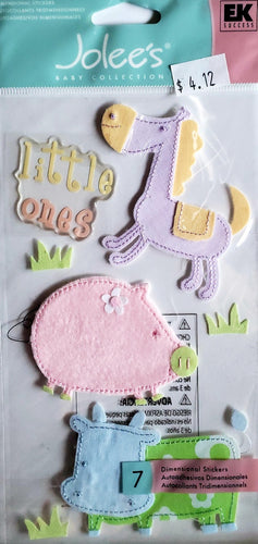 Jolee's Boutique Dimensional Sticker - farm animals baby  - large pack