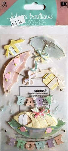 Jolee's Boutique Dimensional Sticker - baby shower - large pack