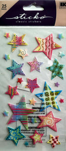 Sticko  - flat sticker sheets - stars