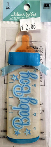 Jolee's Boutique Dimensional Sticker -  boy bottle  - tall small pack