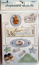 Load image into Gallery viewer, Paper house - chipboard sticker sheets - baby boy