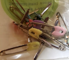 Load image into Gallery viewer, Eyelet outlet  - brads safety/ diaper pins pastel