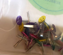 Load image into Gallery viewer, Eyelet outlet  - brads  5mm mini button bright