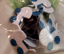 Load image into Gallery viewer, Eyelet outlet  -  carraige brads blue