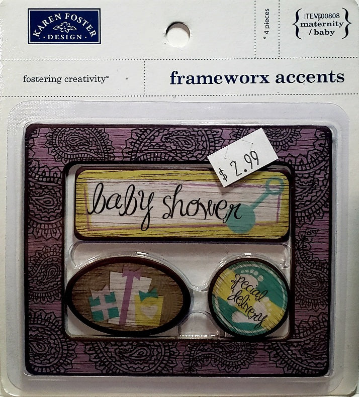 Karen Foster - frameworx accents - maternity baby shower