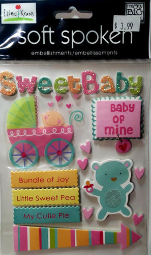 Me and my big ideas MAMBI - dimensional sticker - soft spoken sweet baby