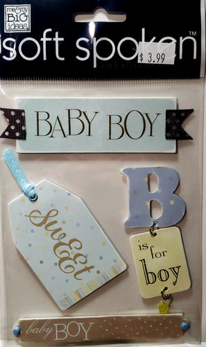 Me and my big ideas MAMBI - dimensional sticker - soft spoken baby boy