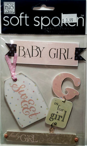 Me and my big ideas MAMBI - dimensional sticker - soft spoken baby girl