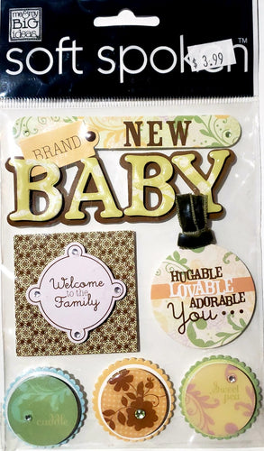 Me and my big ideas MAMBI - dimensional sticker - soft spoken brand new baby